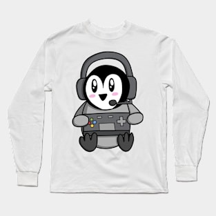 Penguin Gamer Long Sleeve T-Shirt